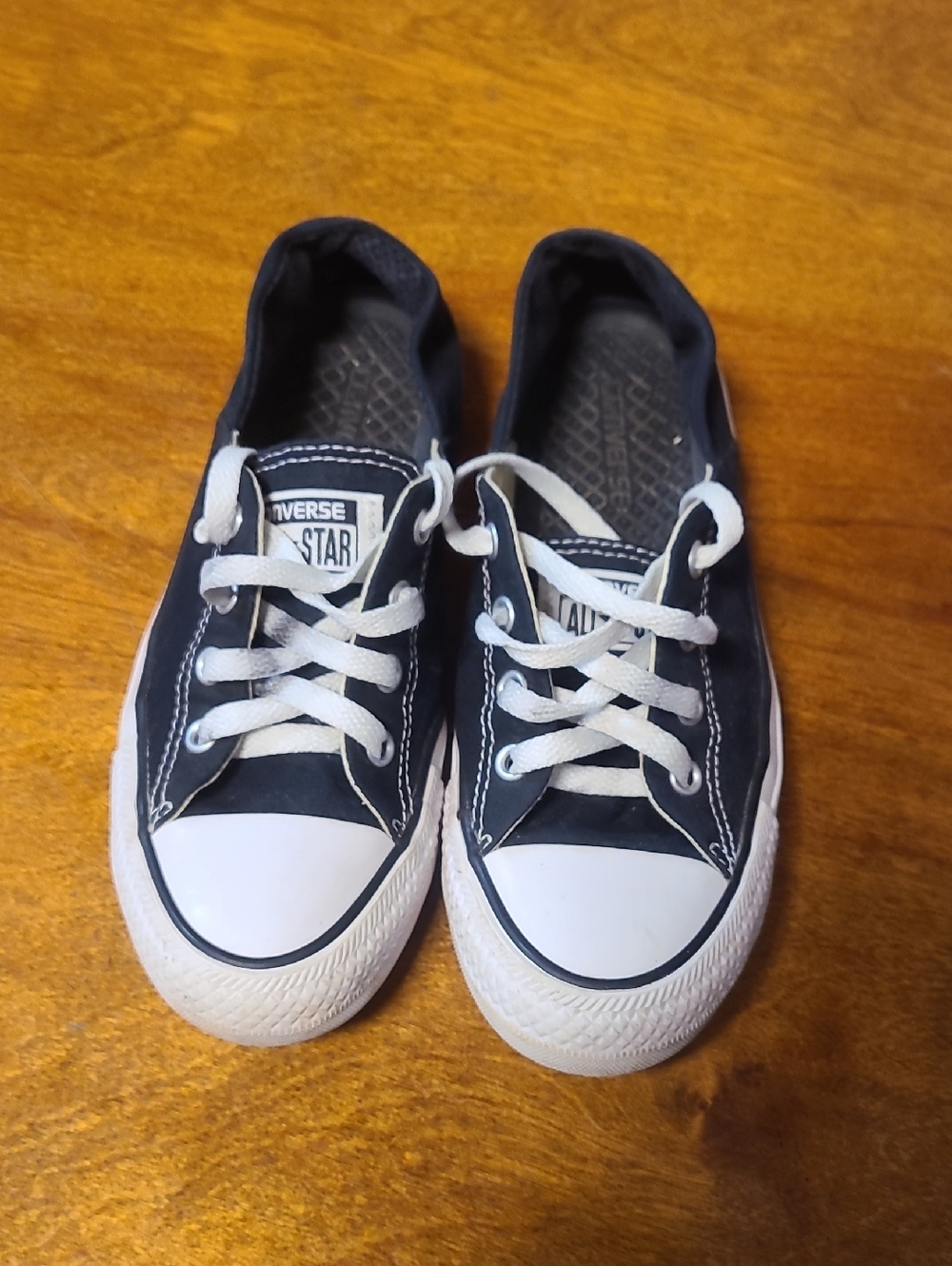 Converse Black and White Low-Top Sneakers